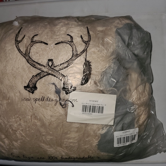 New spell designs joplin jacket shearling S/M blue - Picture 14 of 16